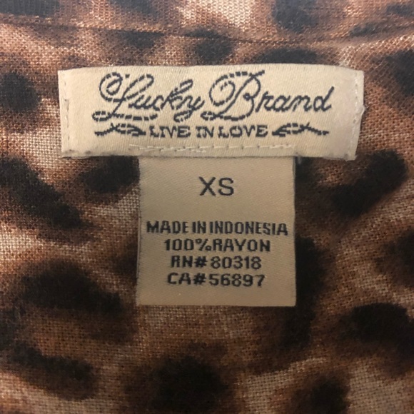 Scoop Neck Cotton Leather dress - Picture 4 of 5